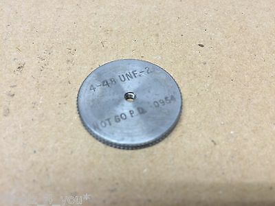 Matrix No. 4 x 48 Tpi UNF 2A NO GO Ring Screw Thread Gauge ME75