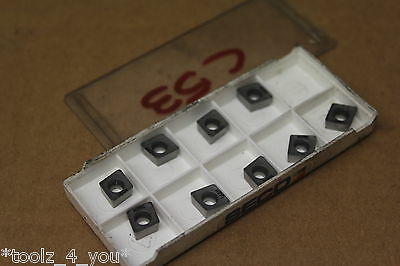 9x New Seco CCMX08T308T-M08 S60M Carbide Inserts For Turning CI288