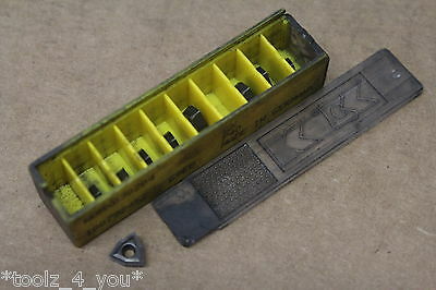 9x New Kennametal WOMX030204 P40 Carbide Inserts For Drilling CI590