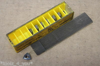 8x New Kennametal WOMX030204 P40 Carbide Inserts For Drilling CI592