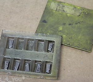 7x New Kennametal BN-3 R25 3mm Carbide Inserts For Parting/Grooving CI669
