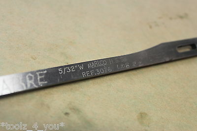 Marlco HSS 5/32" x 495mm Overall Length Long Series Keyway Broach (B17) - Image 4