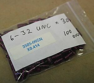 100 Armstrong HeliCoil Screwlock 3585-06CNx.414 Inserts No. 6 32x3D UNC HC339