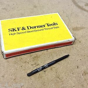 SKF & Dormer No.4 x 40 Tpi UNC HSS Spiral Point Machine Tap (v)