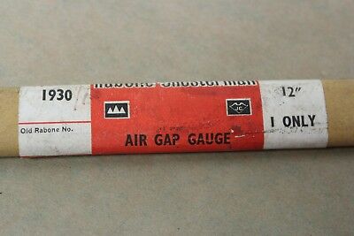 New Vintage Rabone Chesterman No. 1930 12" Feeler or Air Gap Gauge 13 Blades - Image 3