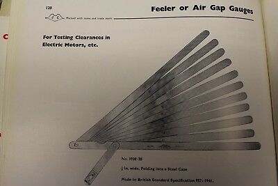 New Vintage Rabone Chesterman No. 1930 12" Feeler or Air Gap Gauge 13 Blades - Image 4