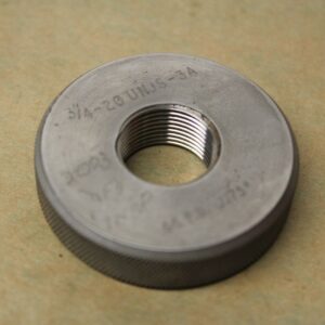 Matrix 3/4" x 20 UNJS 3A GO Screw Thread Ring Gauge ME916