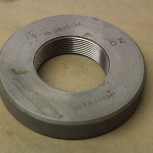 Matrix 1 3/4" x 16 UNJS 3A GO Screw Thread Ring Gauge ME921
