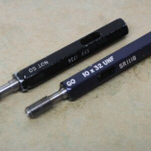 No. 10 x 32 Tpi UNF 2B GO NOGO Screw Thread Plug Gauges ME1008