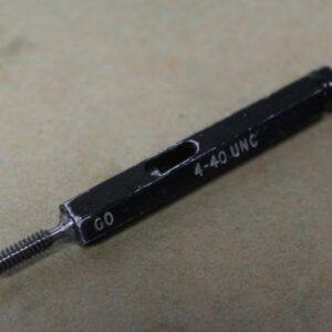 No. 4 x 40 Tpi UNC 2B GO Screw Thread Plug Gauge ME1052