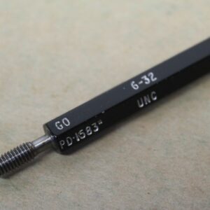 Horstmann No. 6 x 32 UNC Wire Insert GO Screw Thread Plug Gauge ME1078