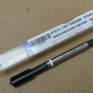 YG1 M10 x 0.75 Metric Fine HSSE Straight Flute Machine Tap for Cast Iron