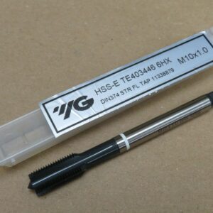 YG1 M10 x 1 Metric Fine HSSE Straight Flute Machine Tap for Cast Iron