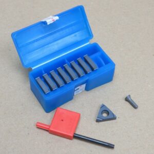 9x VARDEX 3IR 36UN VTX Carbide Threading Insert, Torx Key & Spare Screw CI1410