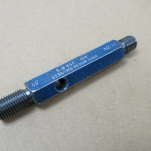9/16" x 16 Tpi BSF MED GO NOGO Screw Thread Plug Gauge ME3386