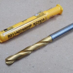 Kennametal B211A07400HP KC7515 Solid Carbide Through Coolant Jobber Drill