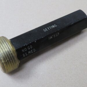 Horstmann 1 1/4" x 11 Tpi BSP NOGO Setting Plug Screw Thread Plug Gauge ME3745