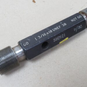 Headland 1 3/16" x 18 UNEF 3B GO NOGO Screw Thread Plug Gauge ME3894