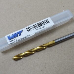 WNT 10 165 060 6mm HSS-Co TiN Coated Heavy Duty Straight Shank Jobber Drills