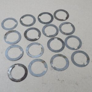 16x Horizontal Milling Arbor Spacer Shims 1 1/4" Keyed Bore 0.005" - 0.025"