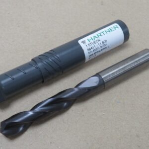 11.5mm x 5D Carbide Thru Coolant Drill FIRE Coated 140? Point Hartner