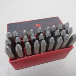 Alphabetic Marking Stamp Set 1.5mm A - Z Including & VGC