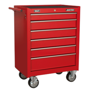 American PRO® Rollcab 6 Drawer - Red