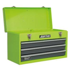 American PRO® Tool Chest 3 Drawer - Green/Grey