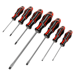 Sealey Premier GripMAX® Screwdriver Set 7pc - Red