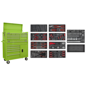 American PRO® Tool Chest Combination with 117pc Tool Kit - Green