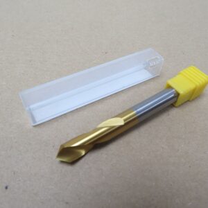 NCSD-90-080-M35TIN Spotting Drill 8mm M35 TiN Coated HSS 90? Point
