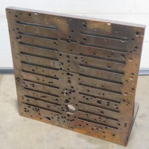 Large Heavy Duty Angle Plate 36" x 36" x 20" Weight 392KG Slots For 7/8" STUD
