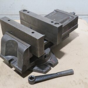 Swivel Base Machine Vice 300mm Jaws 120mm Jaw Depth With Handle