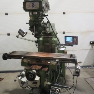 OPS 3VS Turret Milling Machine 3 AXIS DRO 3 AXIS POWER FEED Ball Screws REWIRED